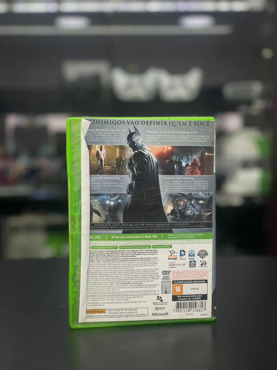 Batman Arkham Origins Xbox 360 Midia Fisica - C/bolha
