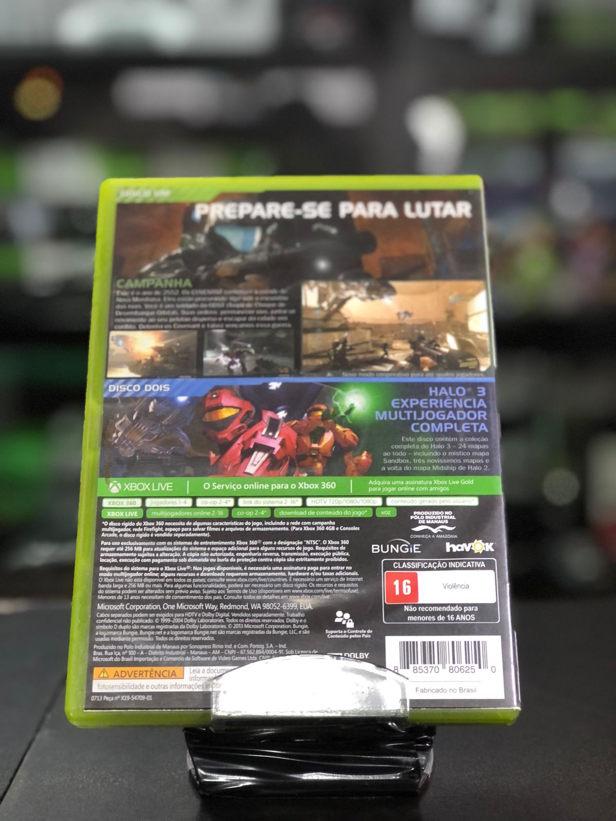 Halo 3 Odst Platinum Hits Xbox 360 - Ler descrição