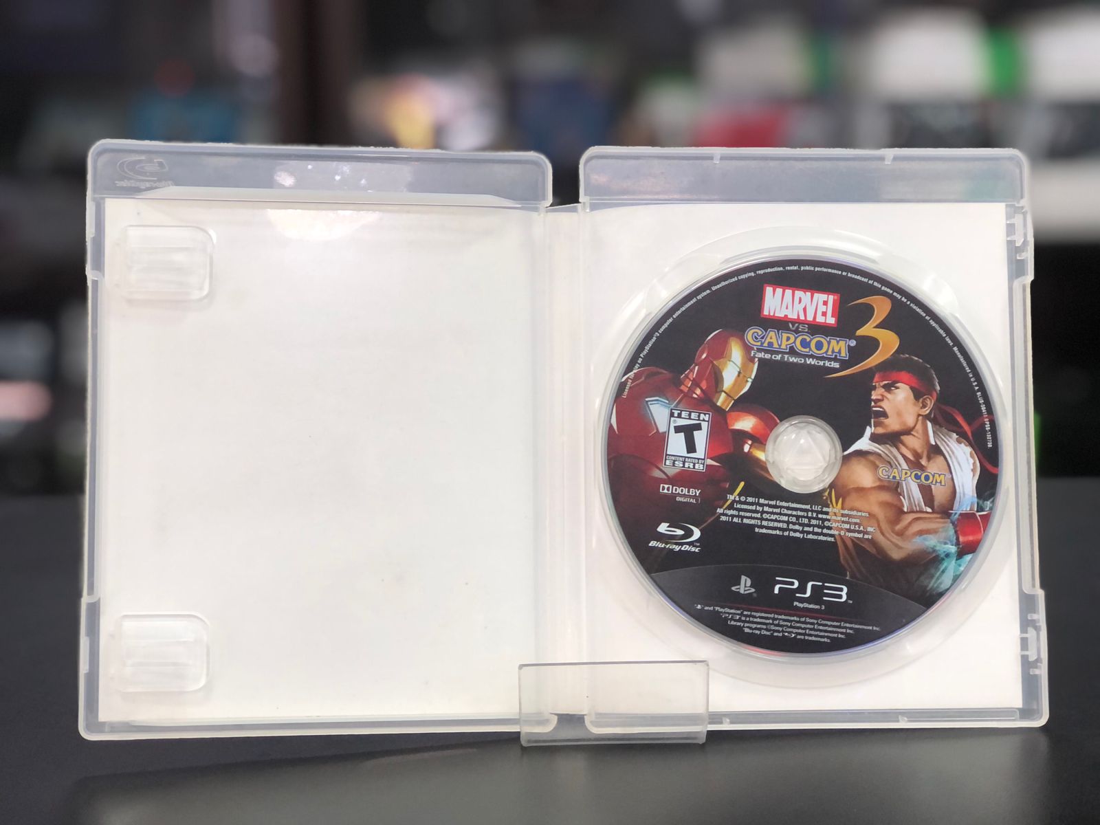 Marvel Vs Capcom 3 Fate Of Two Worlds Ps3 M. Fisica Original