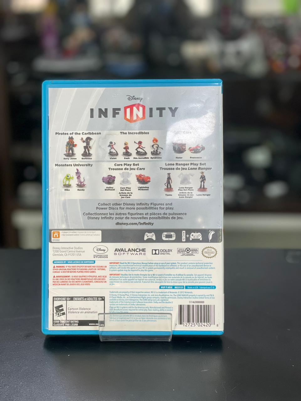 Disney Infinity Nintendo Wii U Midia Física