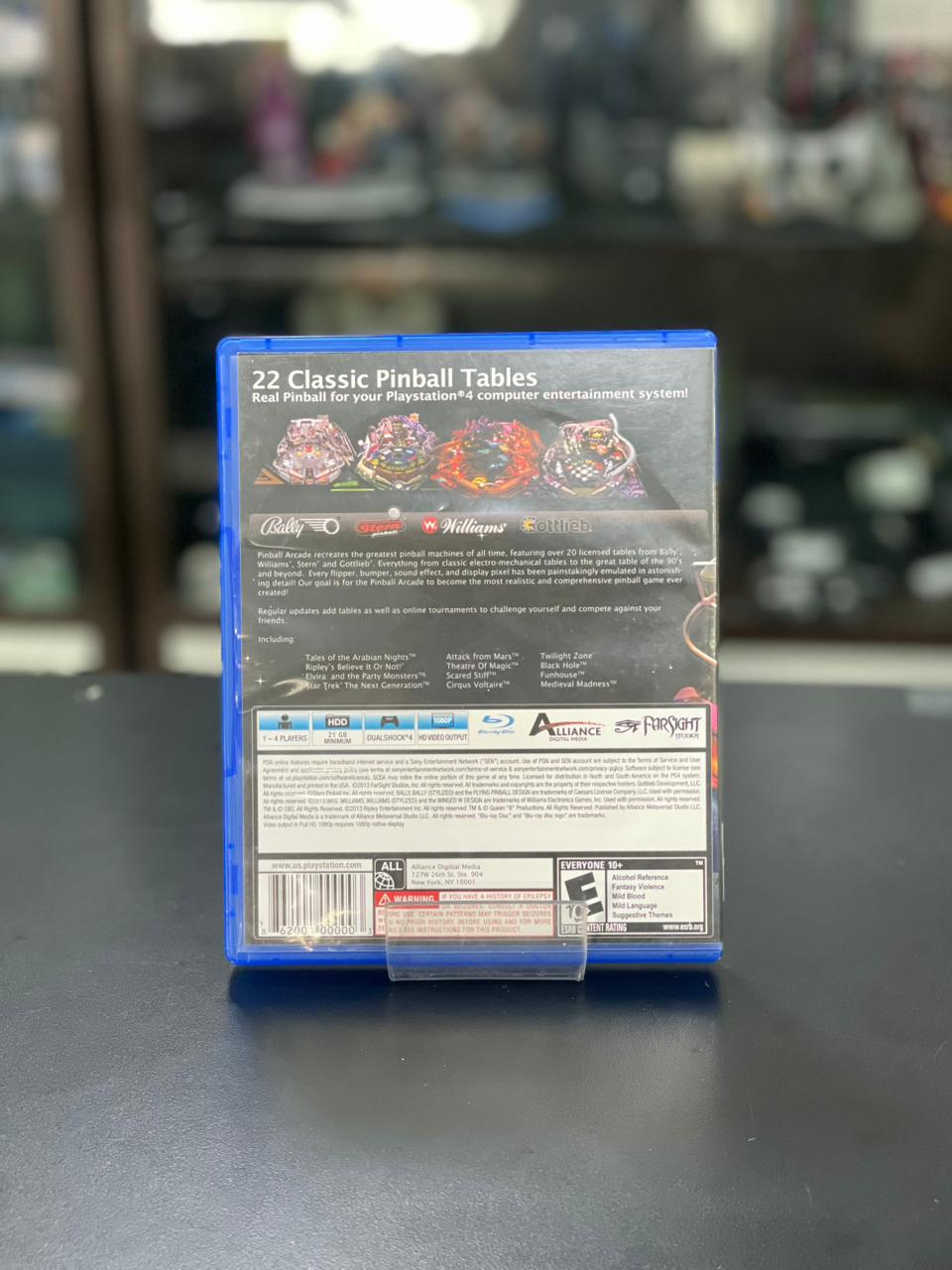 Pinball Ps4 Original Midia Fisica