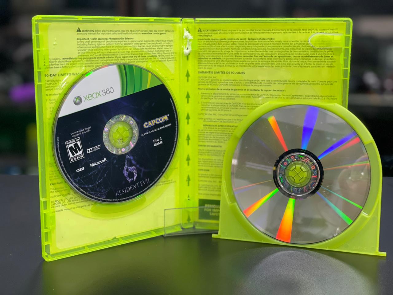 Resident Evil 6 Xbox 360 Original Mídia Física Ler descrição