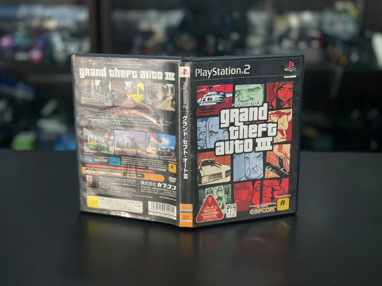 Grand Theft Auto III  Japonês Original PS2 + Memory C. Original Coleção
