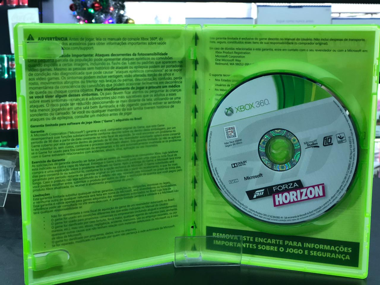 Forza Horizon Americano Xbox 360 Midia Física