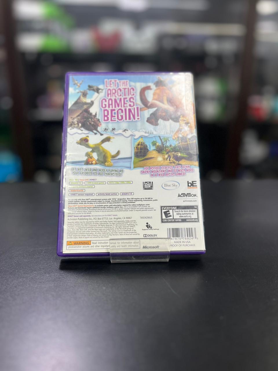 Ice Age Continental Drift Xbox 360 M. Fisica Colecionador