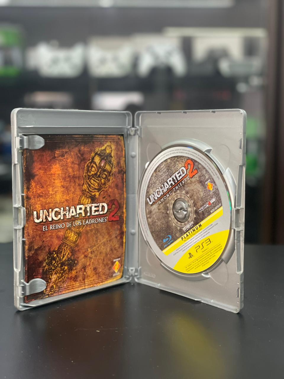 Uncharted El Reino De Los Ladrones Platinum 2 Ps3 Midia Fisica