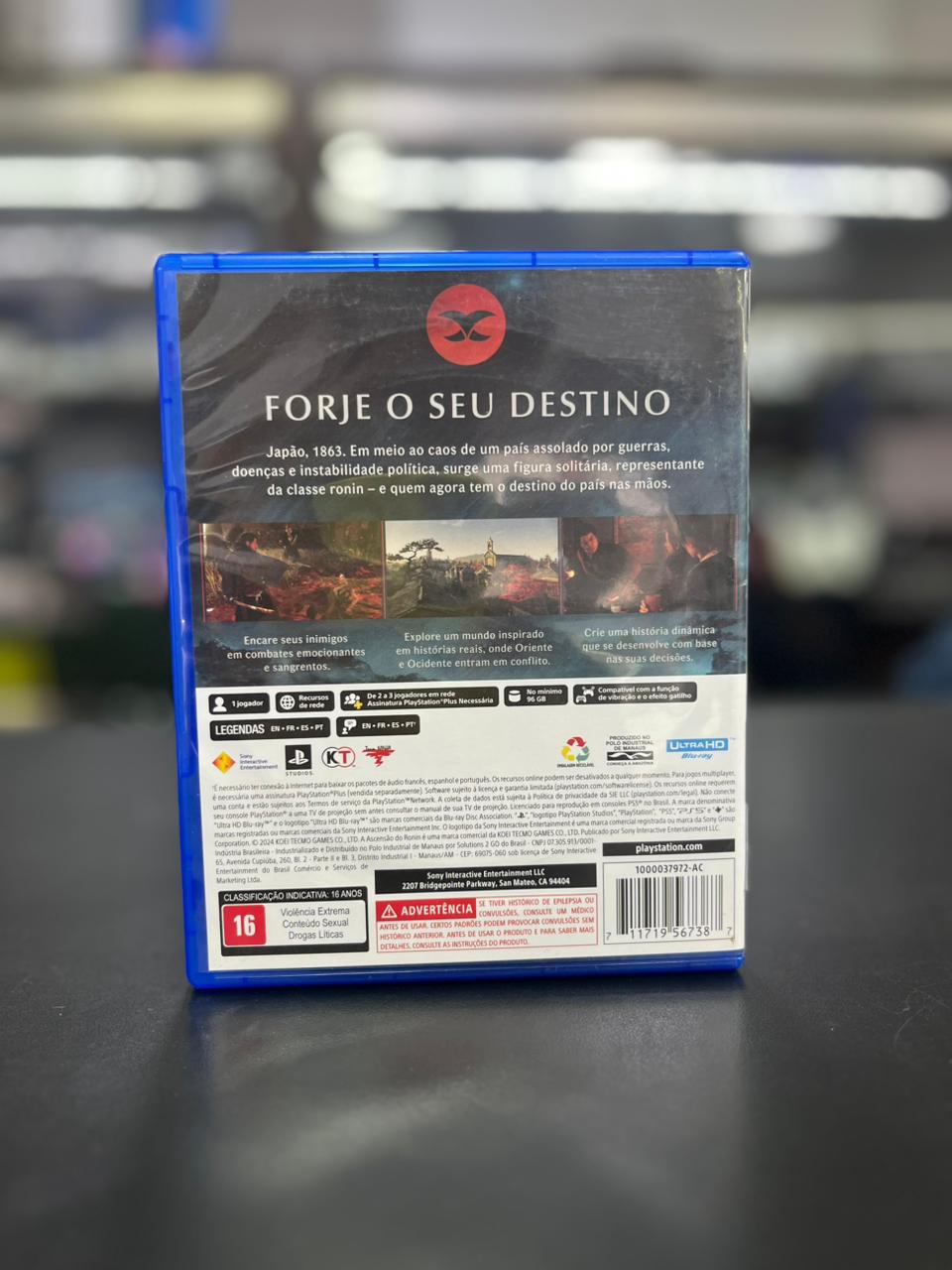 A Ascensão do Rônin Ps5 Mídia Fisica