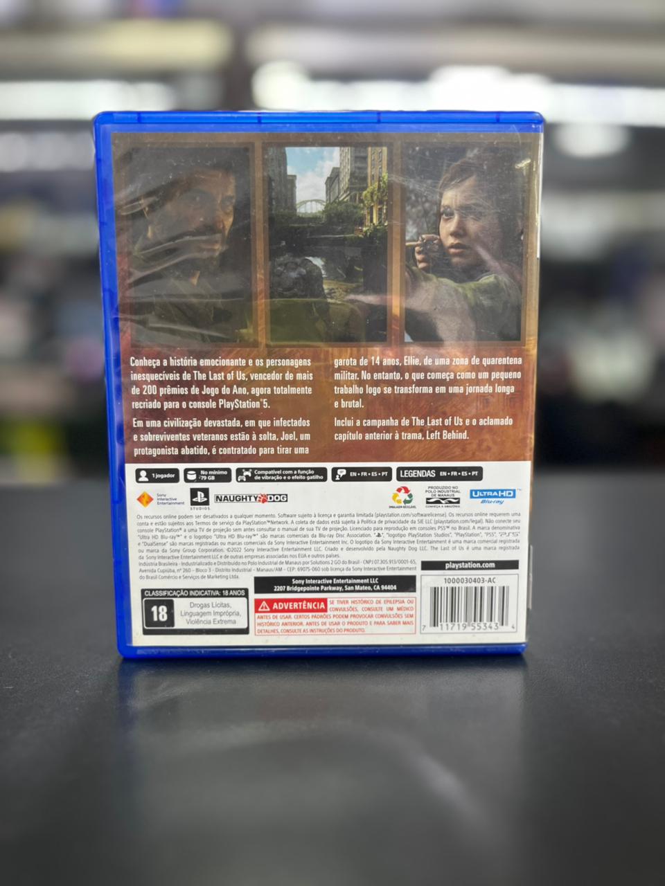The Last Of Us Part I Ps5 Midia Fisica
