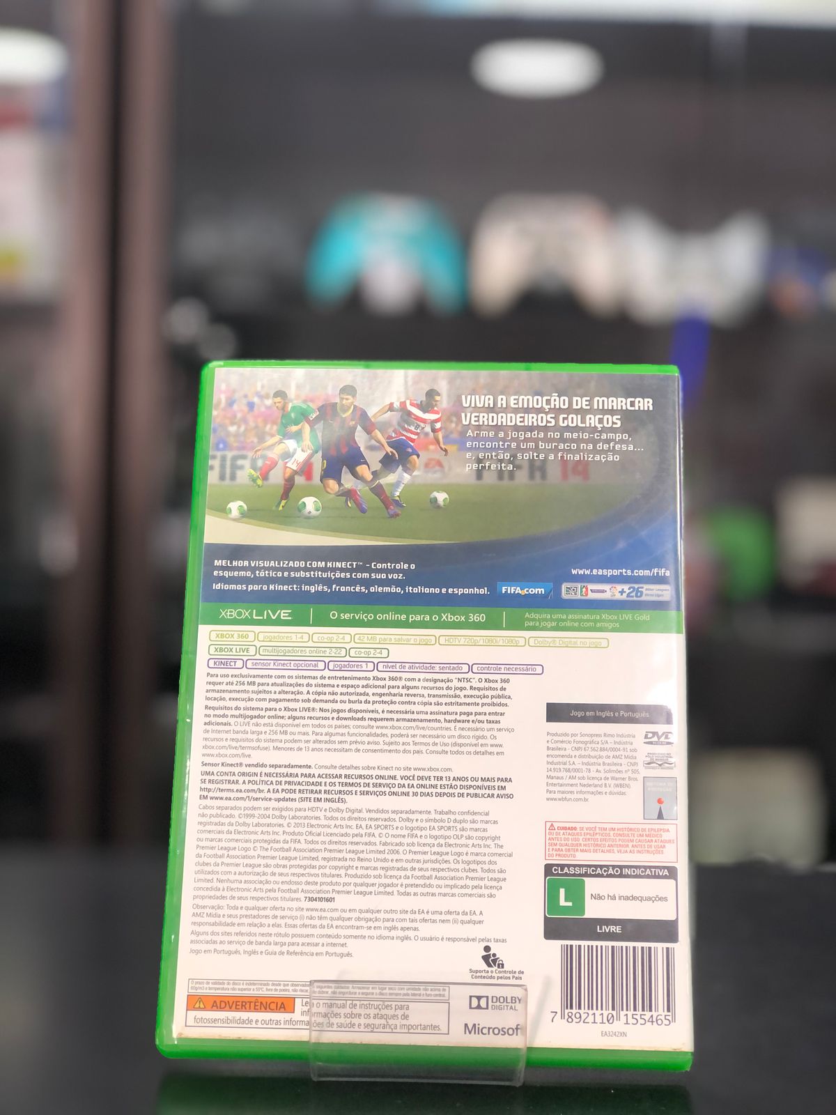 Fifa 14 Xbox 360 Original Midia Fisica -  Ler descrição