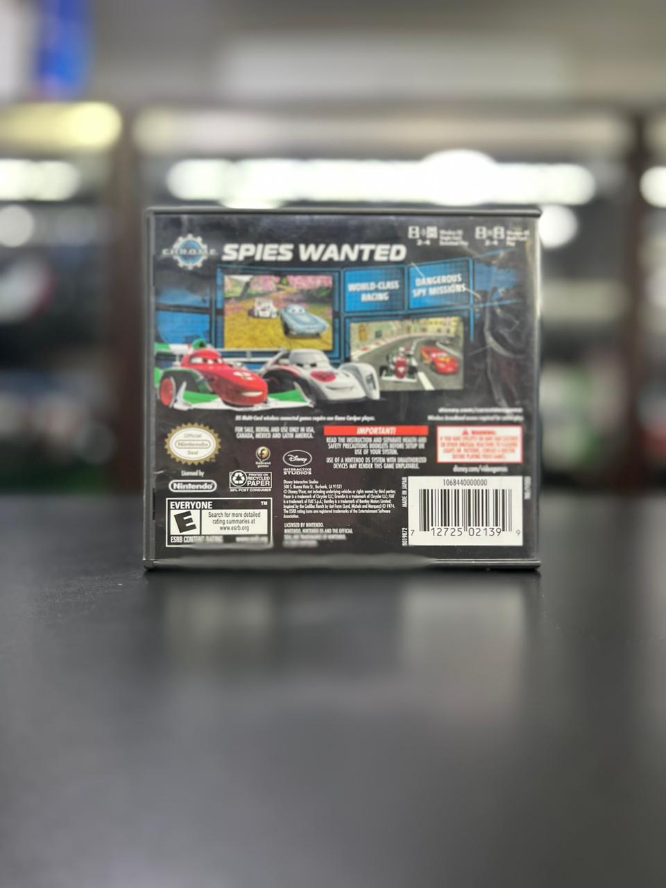 Estojo E Manual Cars 2 Nintendo Ds - Original (Sem Jogo)