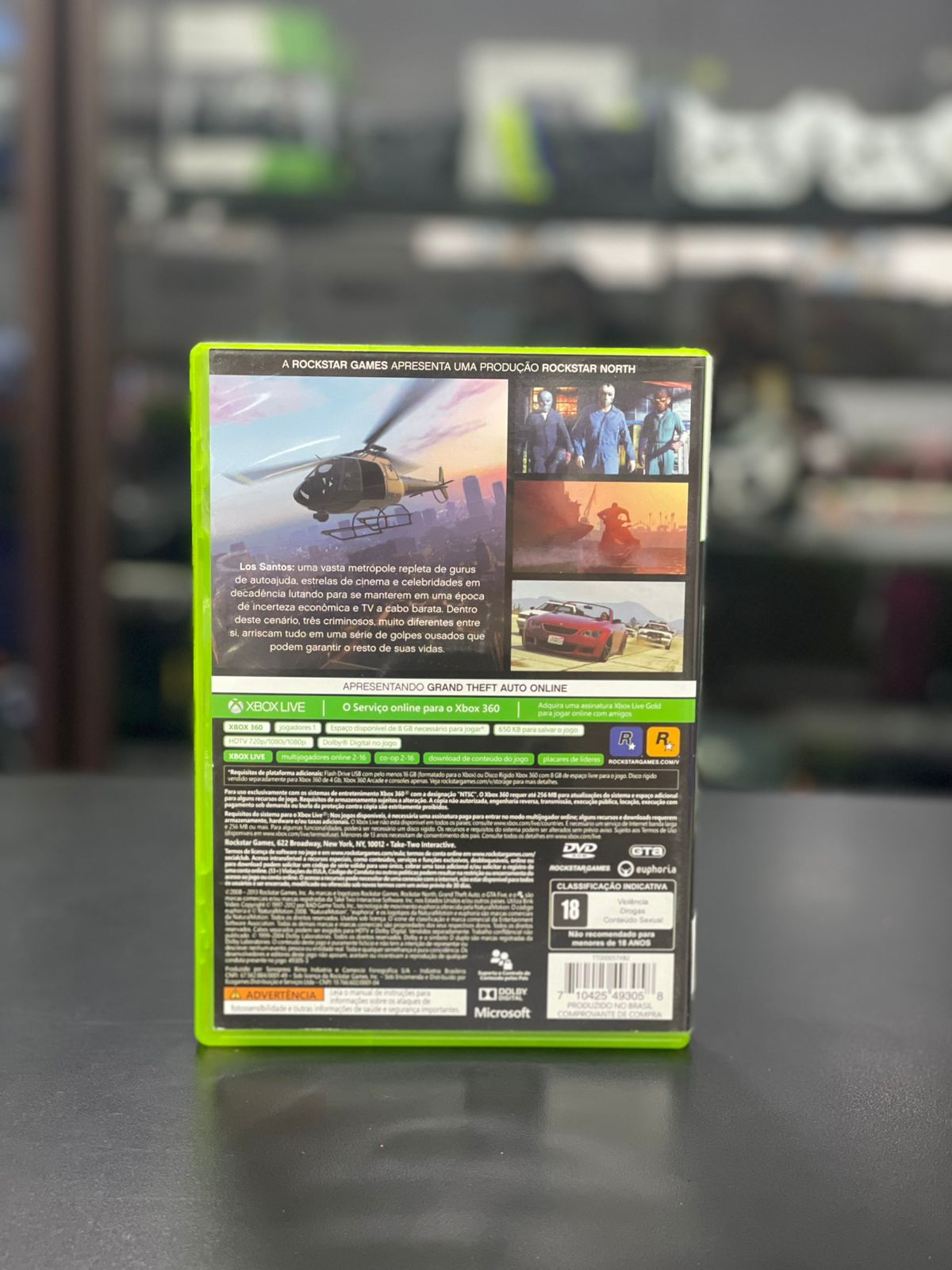 Grand Theft Auto V Xbox 360 Original Midia Fisica / Coleção