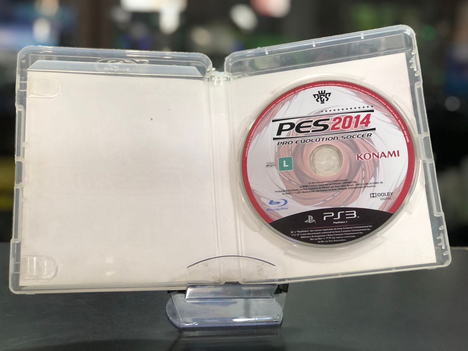 Pro Evolution Soccer 2014 Ps3 Midia Fisica -  capa impressa