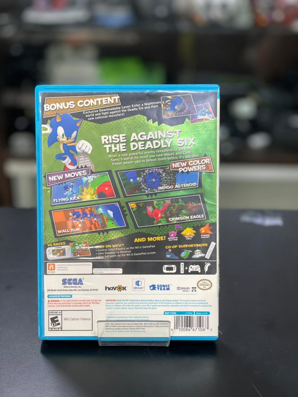 Sonic Lost World Nintendo Wii U Midia Física