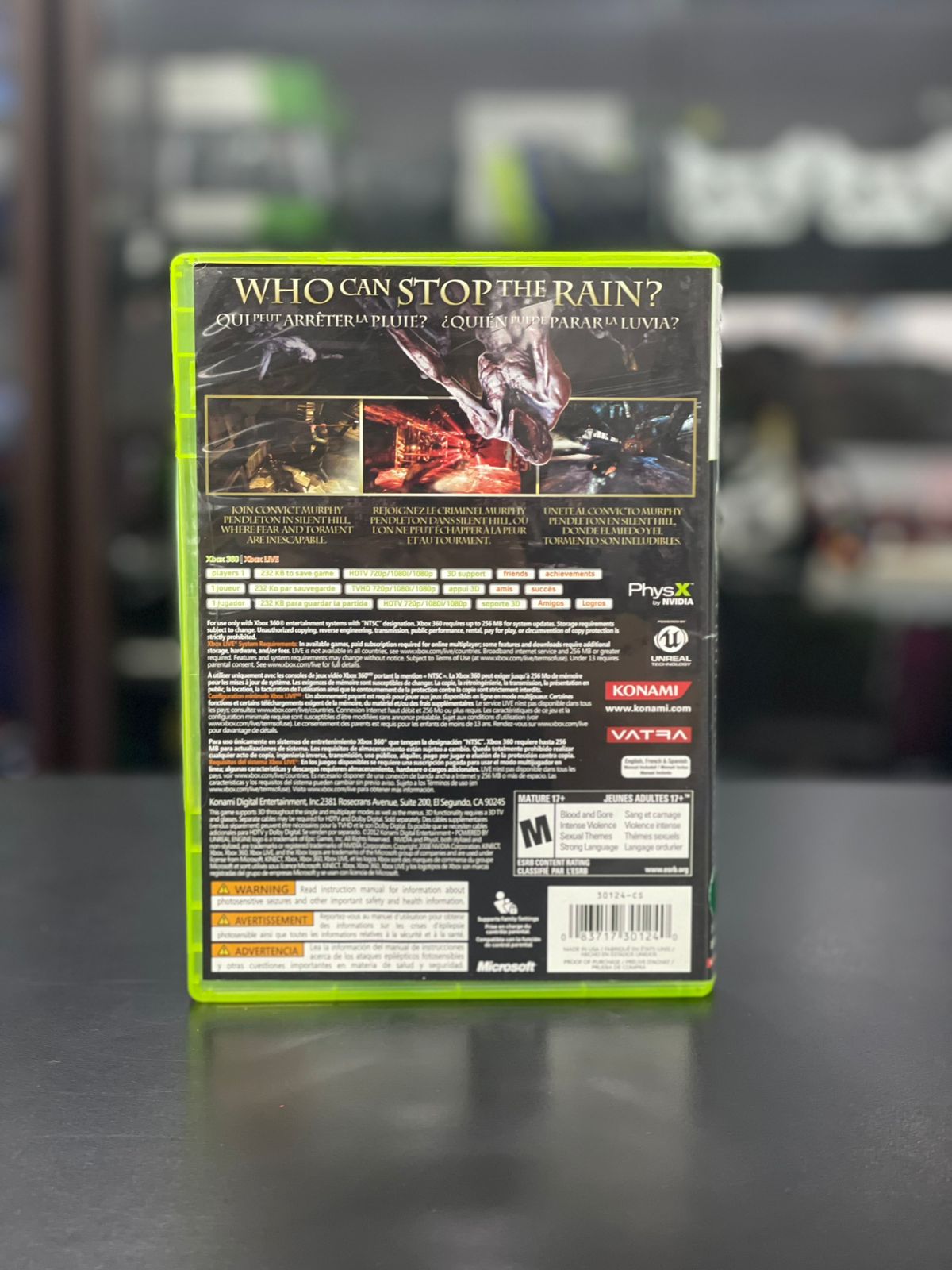 Silent Hill Downpour Xbox 360 Original Midia Fisica /Coleção