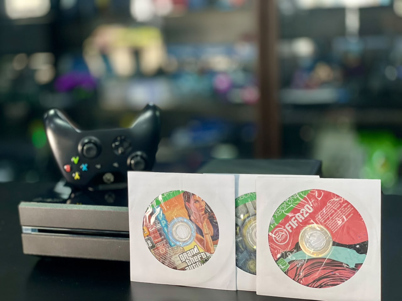 Xbox One Fat 500GB + 01 Controle Original + 03 Jogos Físicos  Revisado Pronto para Jogar
