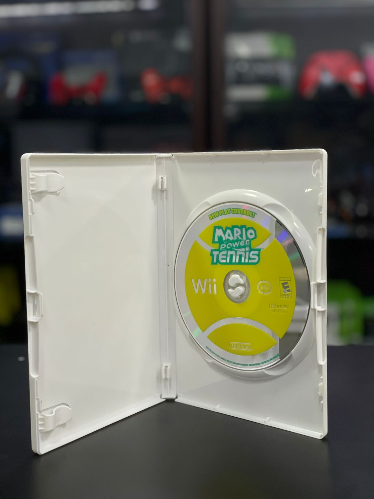 Mario Power Tennis Capa Impressa Nintendo Wii Midia Física