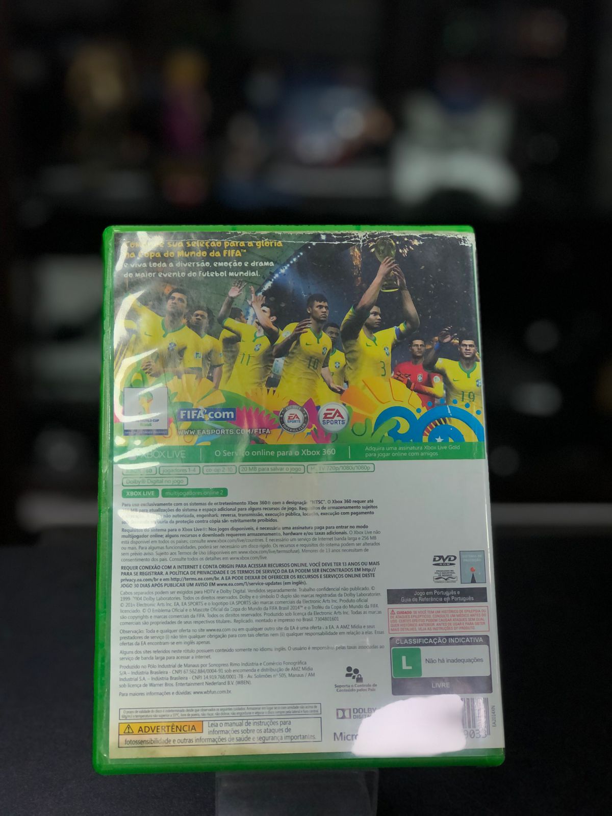 Fifa Copa Do Mundo 2014 Xbox 360 Original - Ler descrição