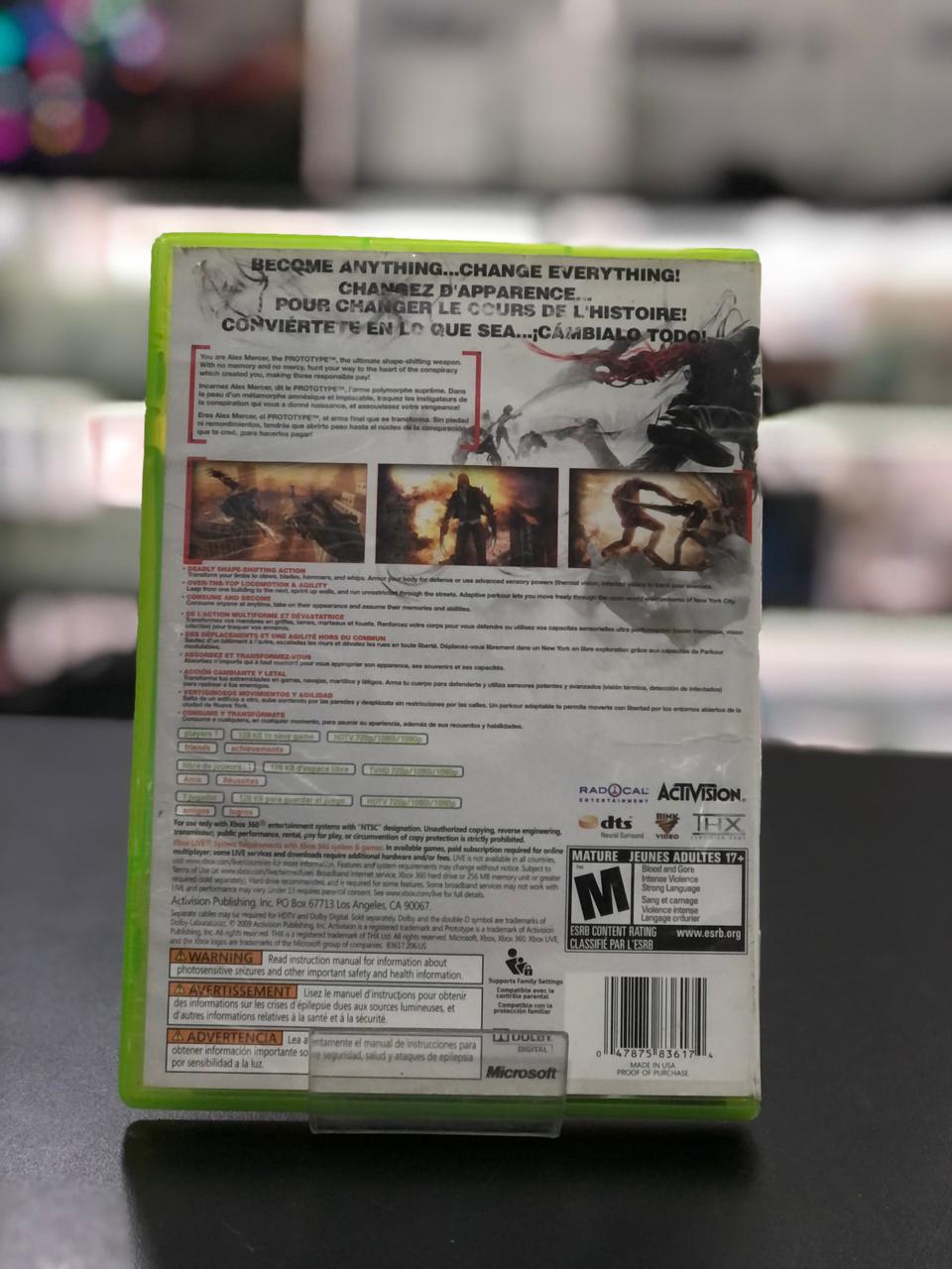 Prototype Xbox 360 Mídia Física Original