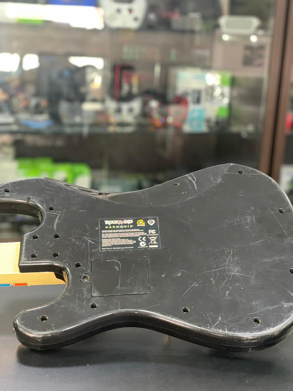 Guitarra Rock Band Fender sem fio com defeito Xbox 360