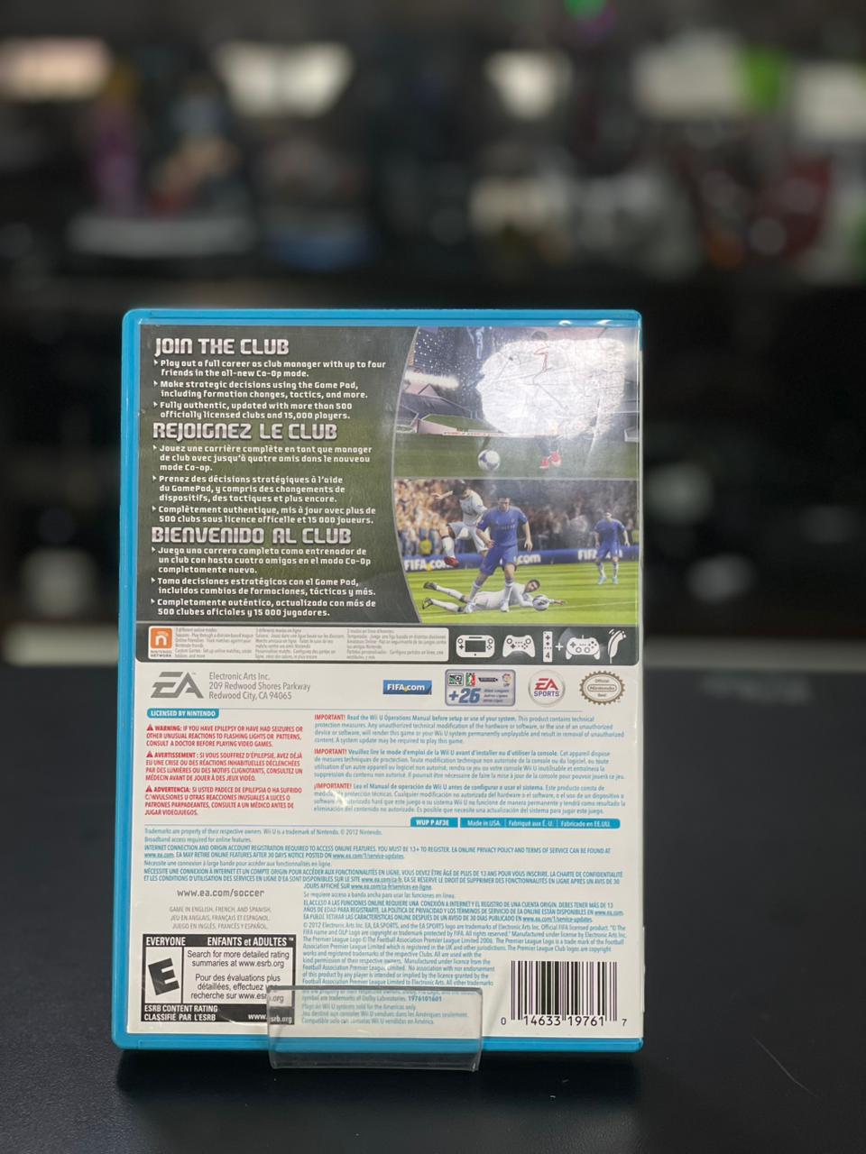 Fifa Soccer 13 Nintendo Wii U Midia Física