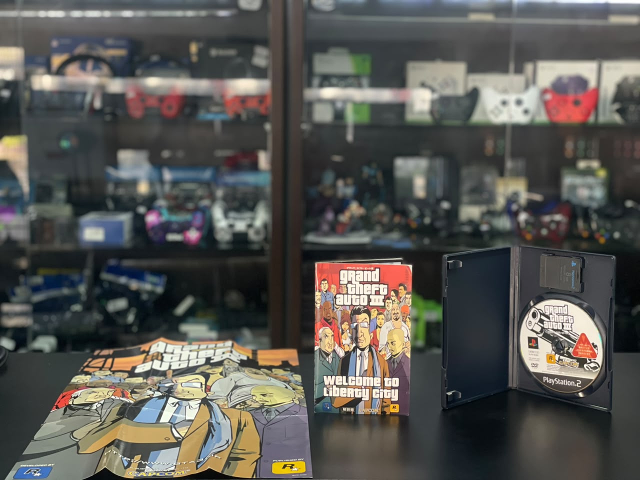 Grand Theft Auto III  Japonês Original PS2 + Memory C. Original Coleção