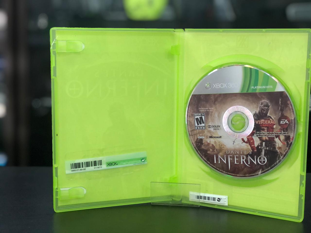 Dante´s Inferno Platinum Hits Xbox 360 Midia Fisica Original