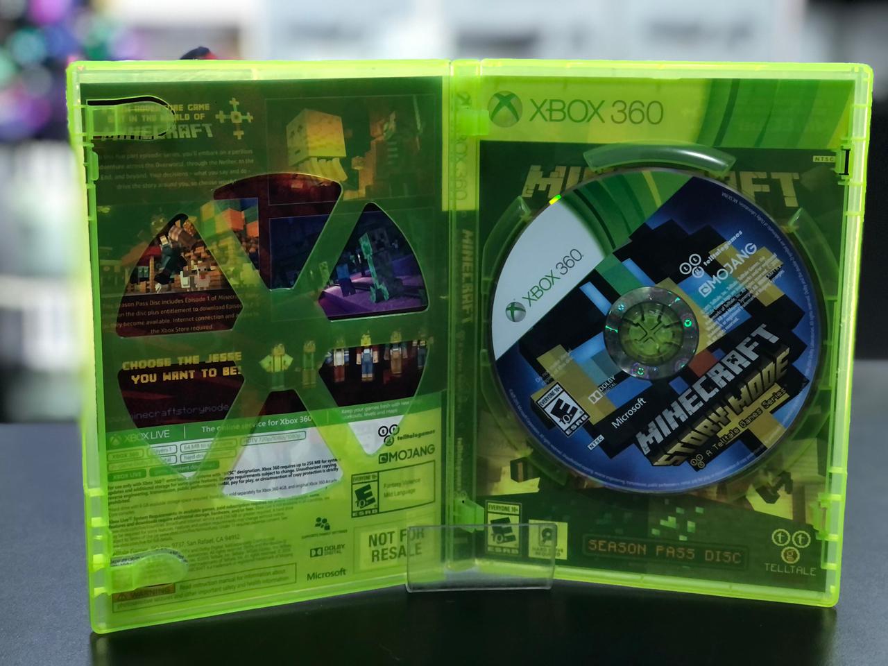 Minecraft Story Mode Xbox 360 Original Midia Fisica