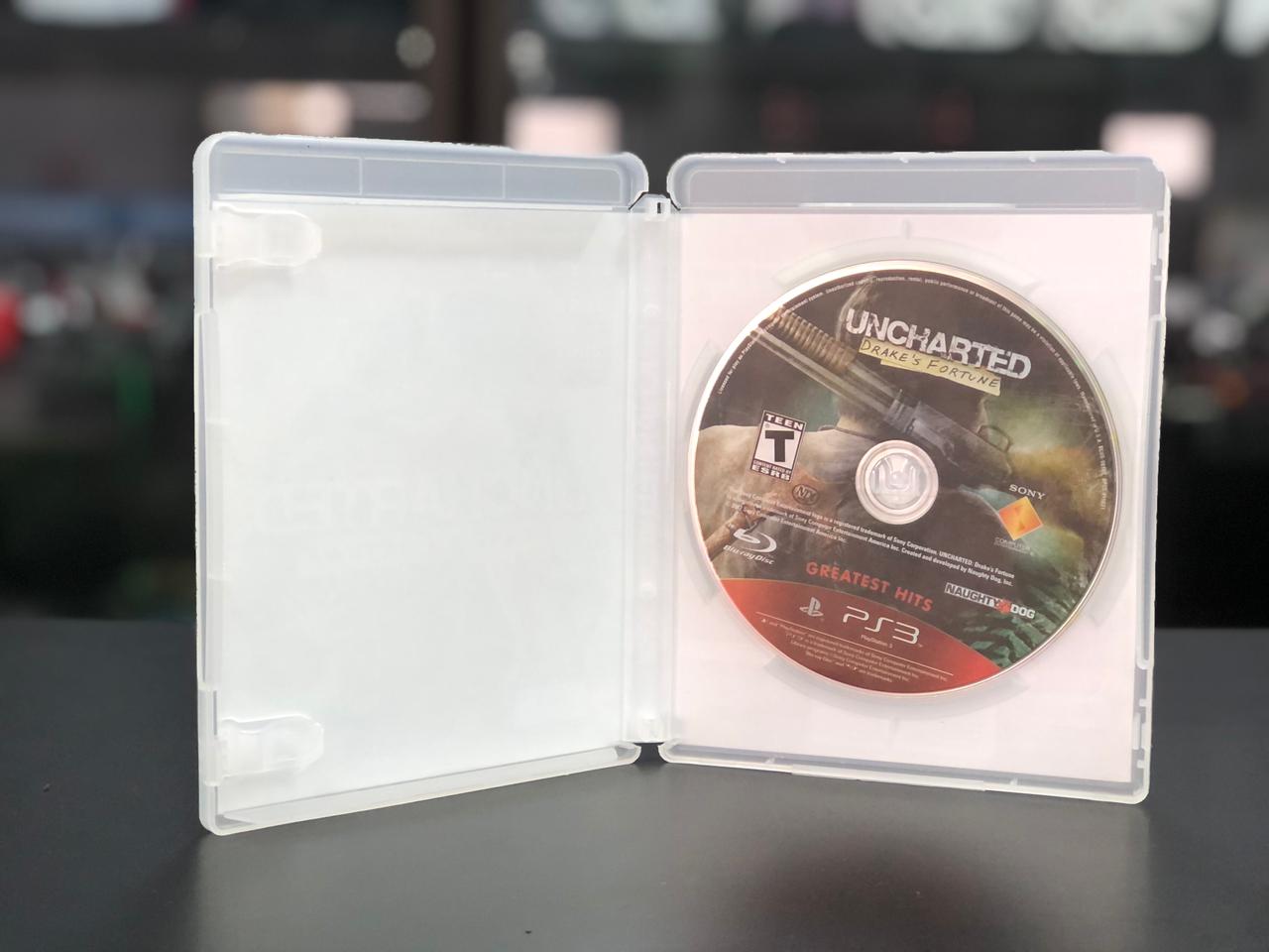 Uncharted Drake's Fortune Greatest Hits Ps3  Capa Impressa