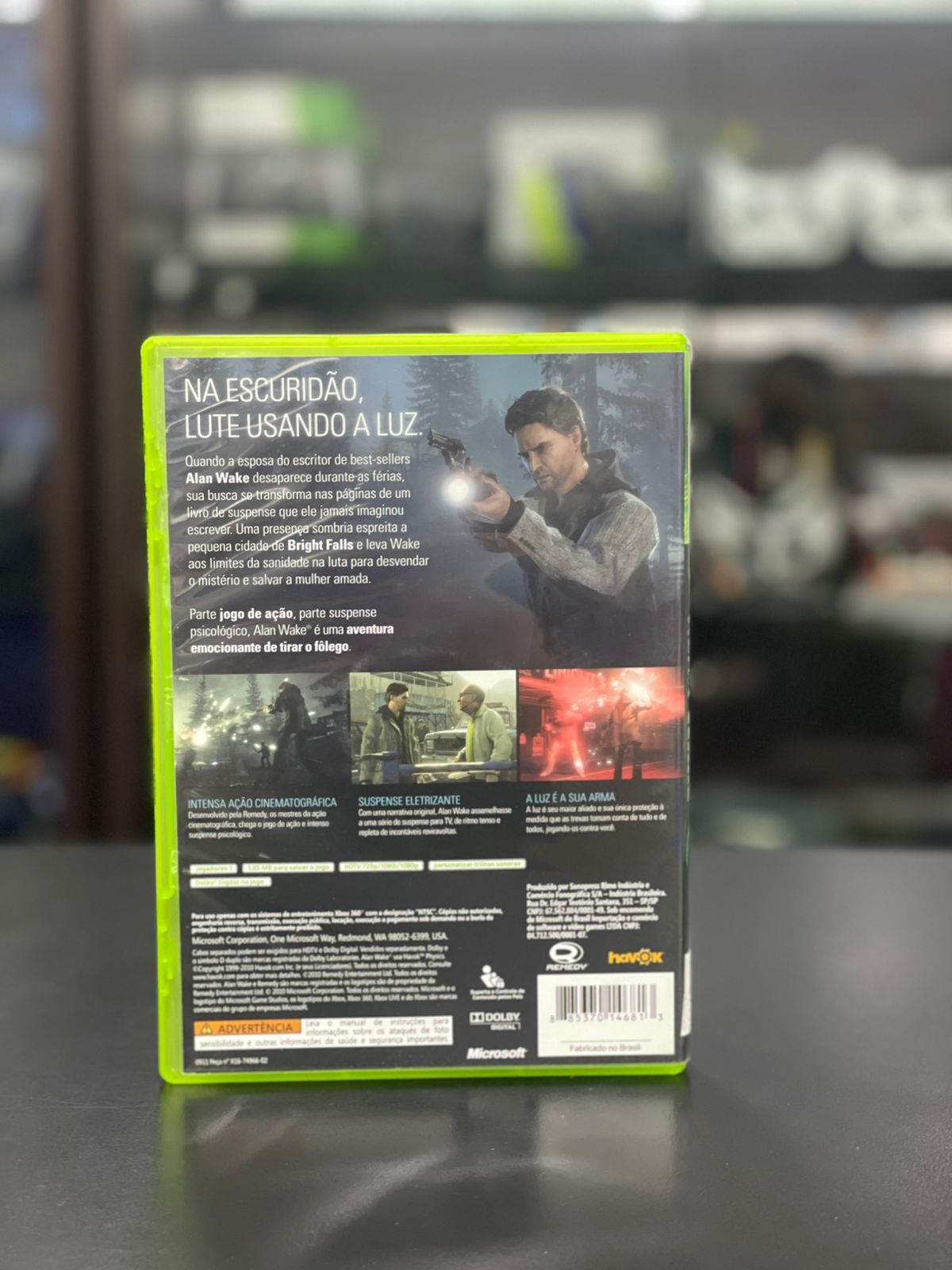 Alan Wake Xbox 360 Original Midia Fisica / Coleção