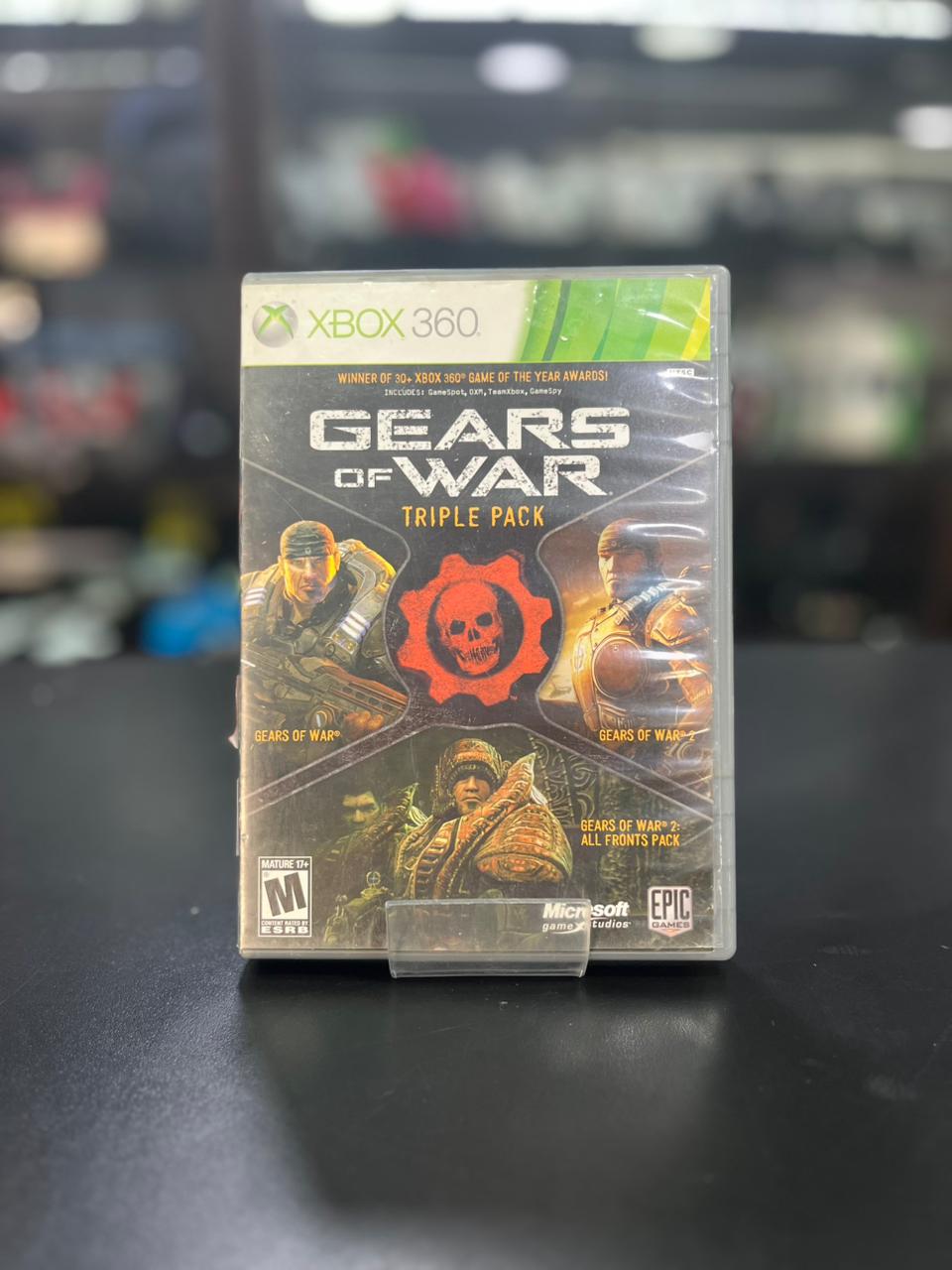 Gears Of War Triple Pack Xbox 360 M. Fisica Colecionador