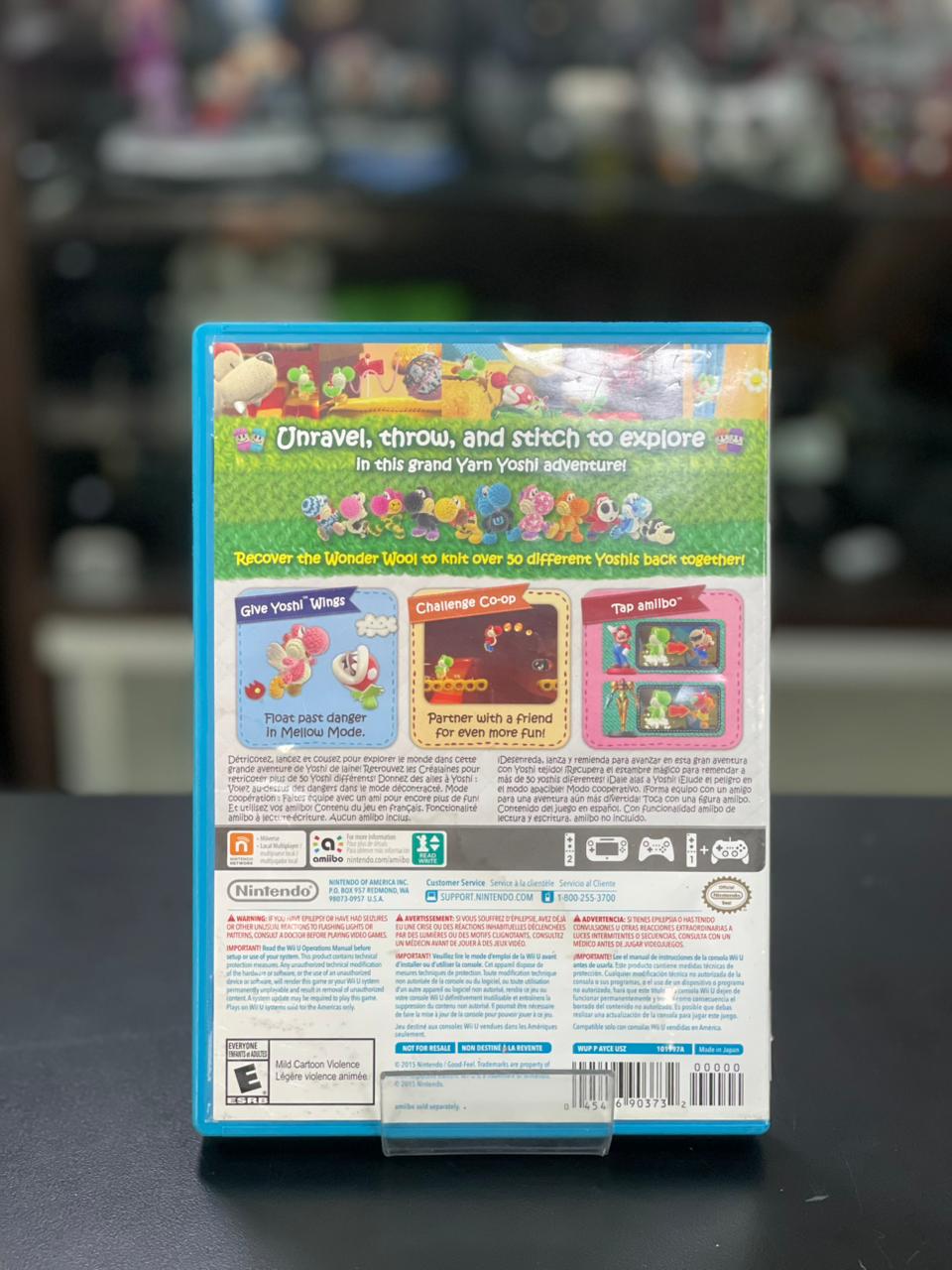 Yoshis WoOlly World Nintendo Wii U Midia Física