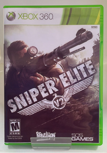 Sniper Elite V2 Xbox 360 Original Midia Fisica capa impressa
