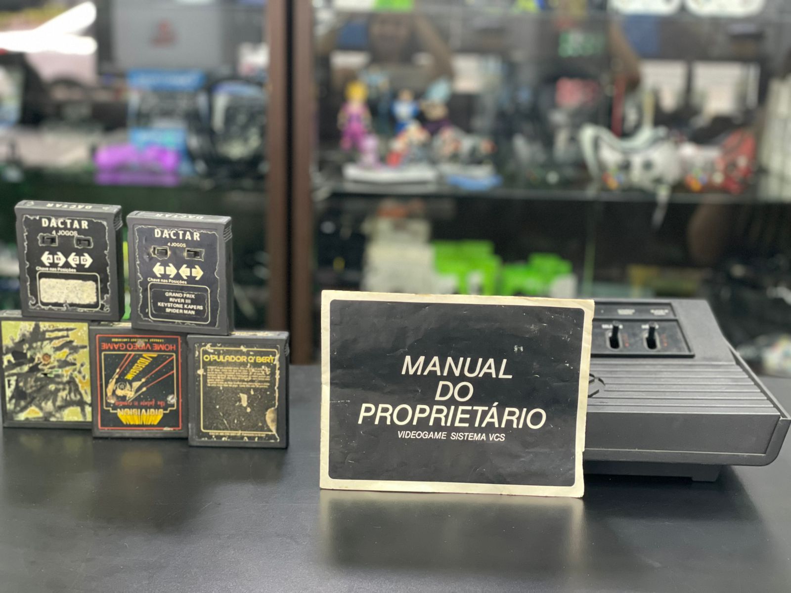Atari Dactar Milmar 02 Controles + Cartuchos + Manual Item Usado