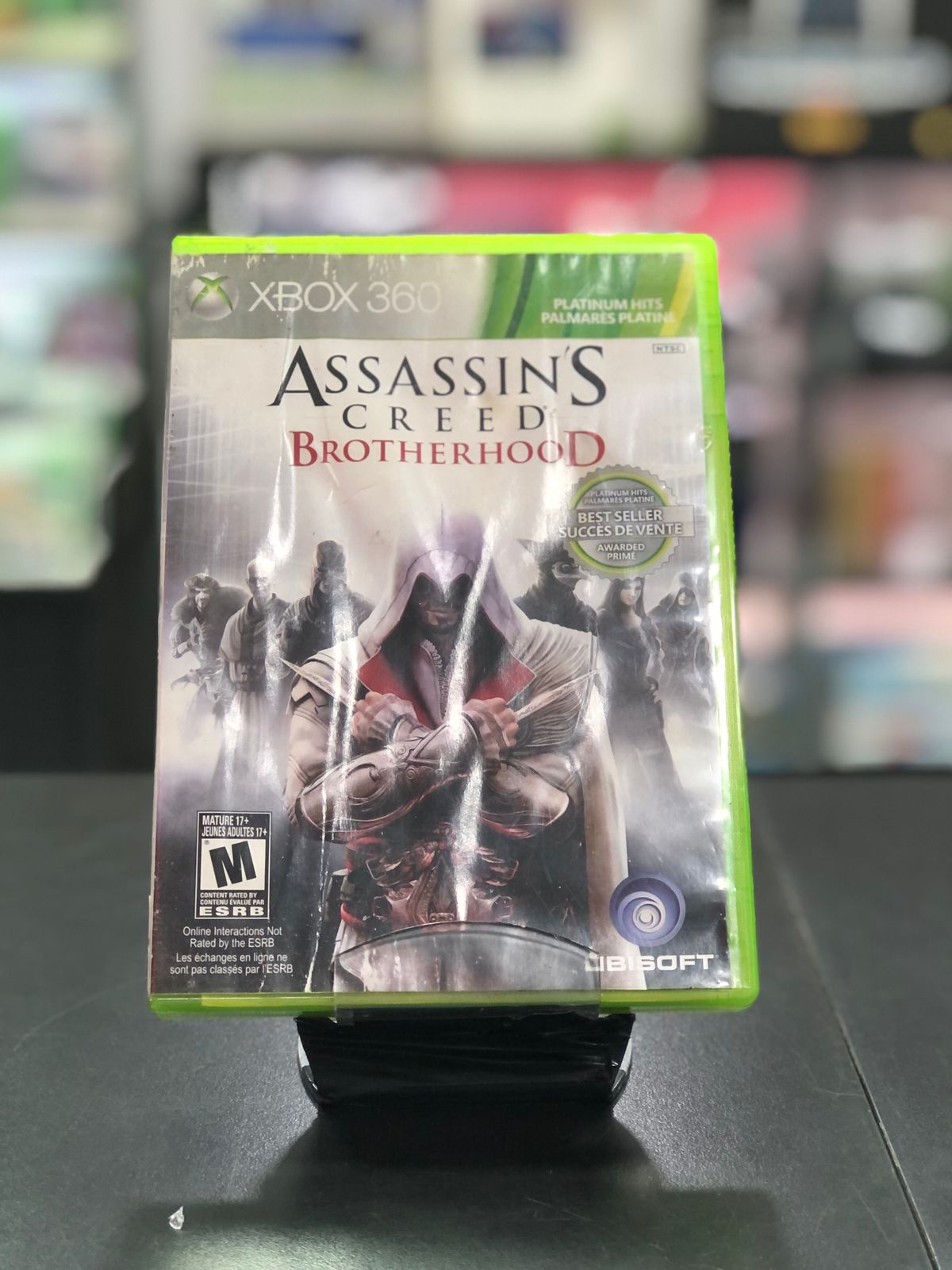 Assassin's Creed Brotherhood Platinum Xbox 360 Capa Impressa