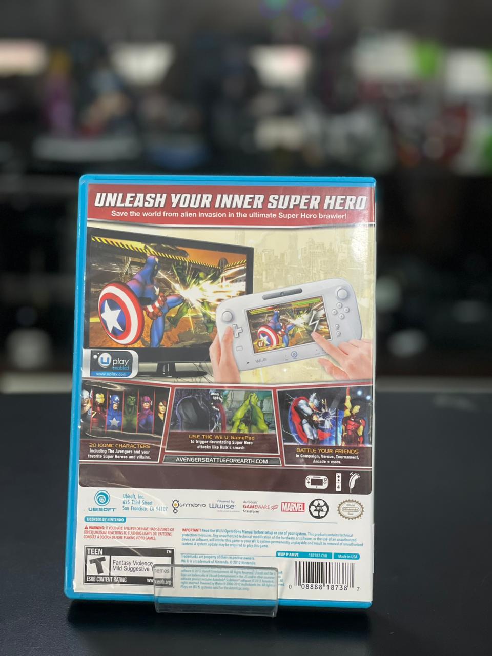 Marvel The Avengers Battle For Earth Nintendo Wii U Fisico