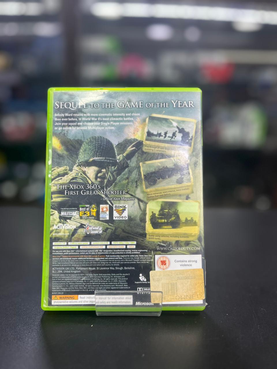Call of Dutty 2 Xbox 360 Midia Fisica