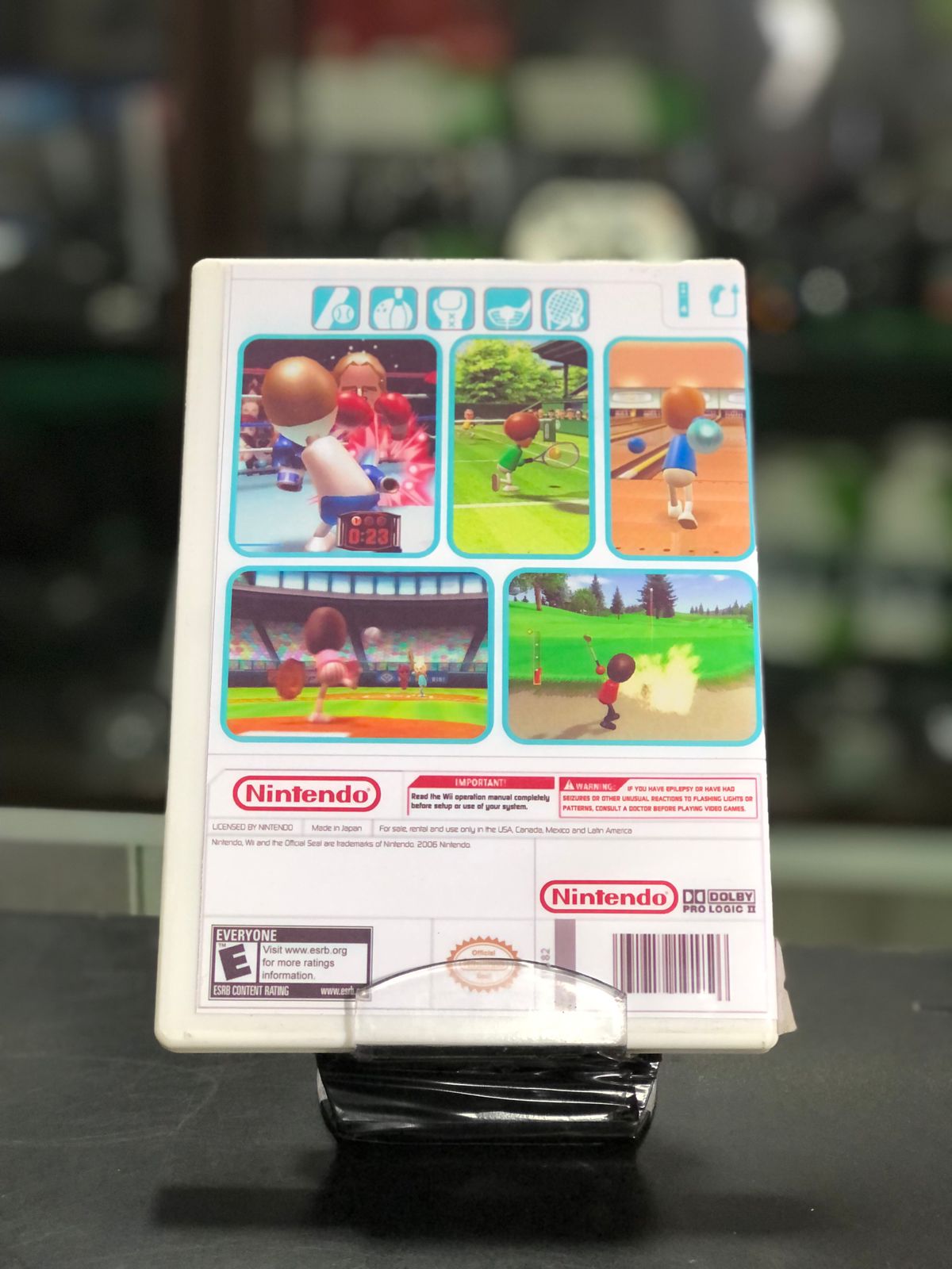 Wii Sports Nintendo Wii Midia Fisica - capa impressa