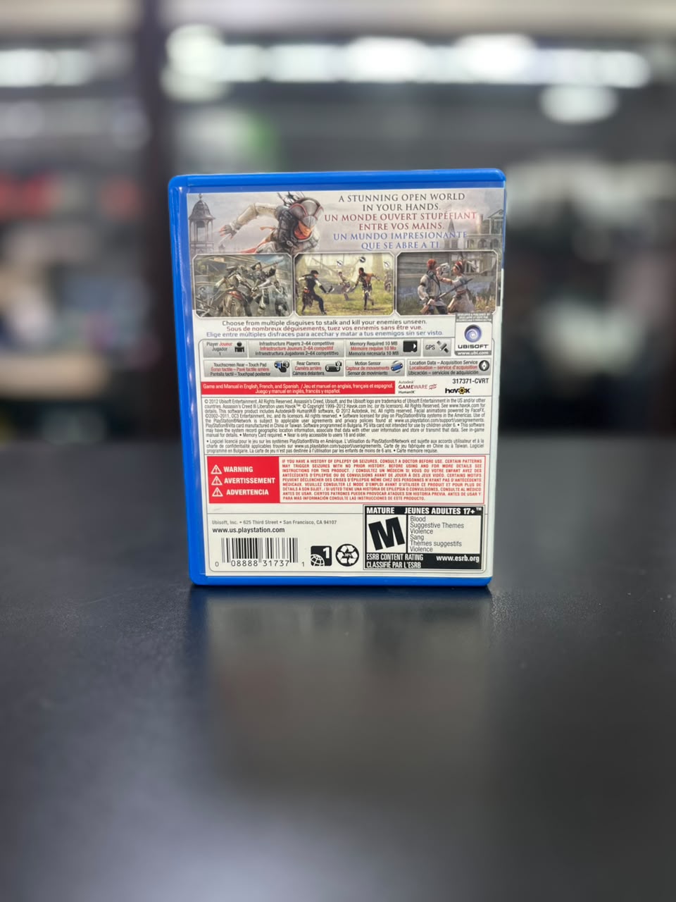 Assassins Creed III Liberation Ps Vita Original Midia Fisica