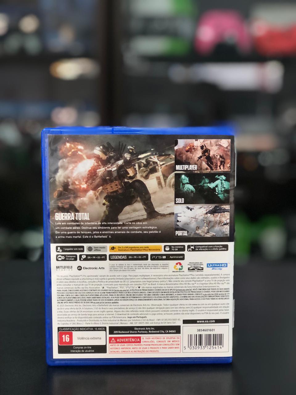 Battlefield 6 Ps5 Midia Fisica