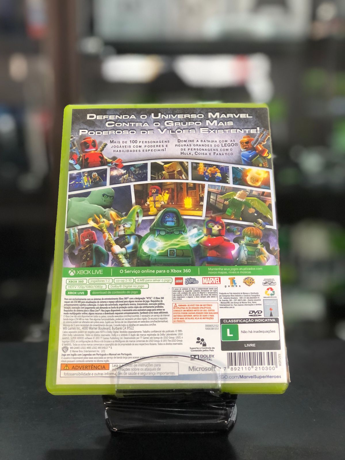 Lego Marvel Super Heroes Platinum Xbox 360 Original M.Fisica