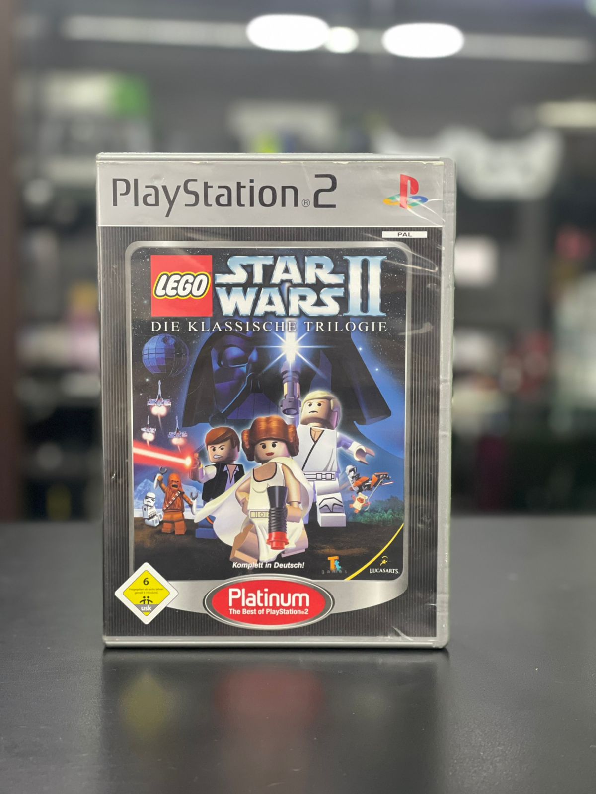 Box estojo para coleção Lego Star Wars 2  Ps2 Original