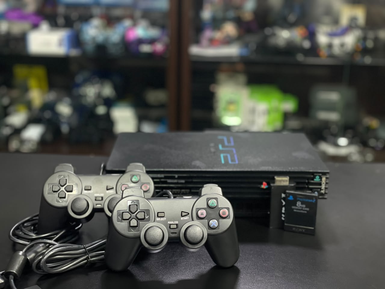 PlayStation 2 Fat O.P.L + 2 Controles + 02 Memory Card + Jogos  + Adaptador Hdmi / Pronto para jogar