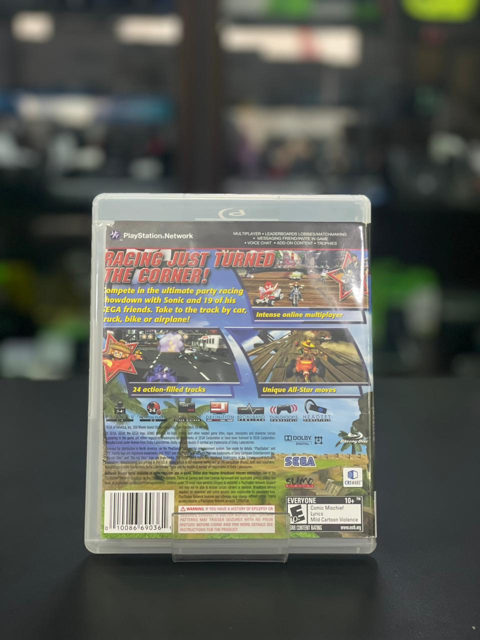 Sonic & Sega All-Stars Racing Ps3 Midia Fisica