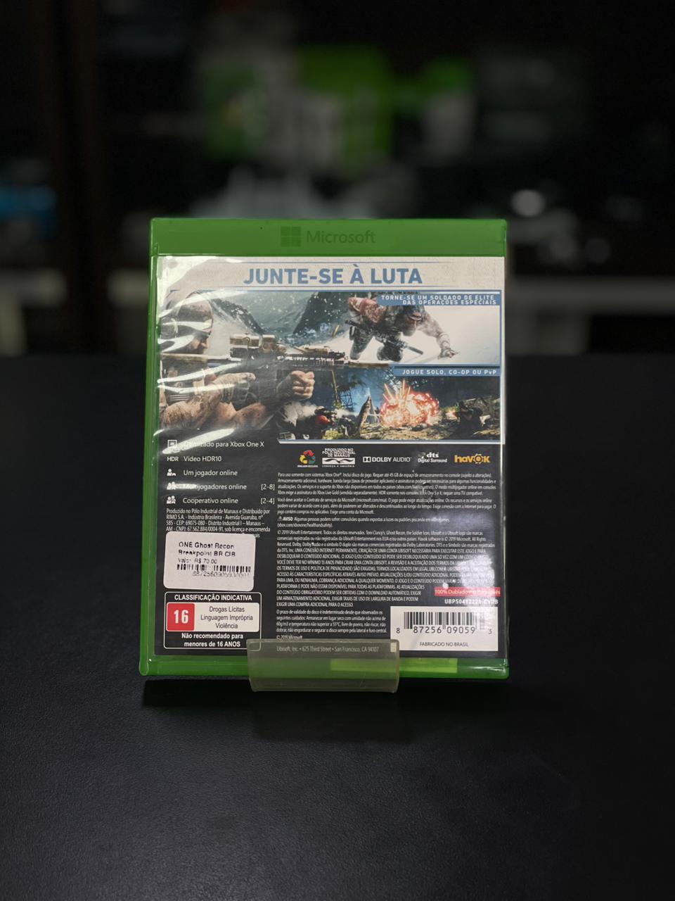 Ghost Recon Breakpoint Xbox One Midia Fisica