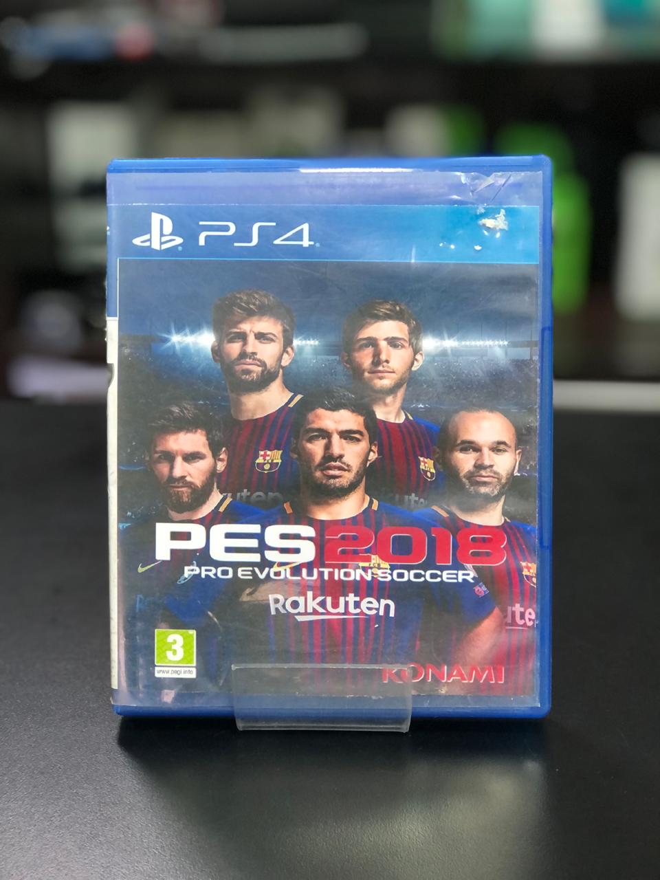 Pro Evolution Soccer 2018 Ps4 Midia Física - Capa impressa