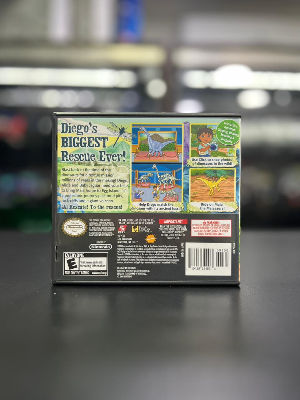 Estojo E Manual Go Diego Go Nintendo Ds - Original Sem Jogo
