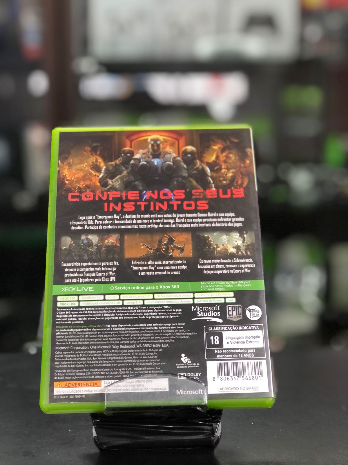 Gears Of War Judgment Xbox 360 Midia Fisica - jogo americano