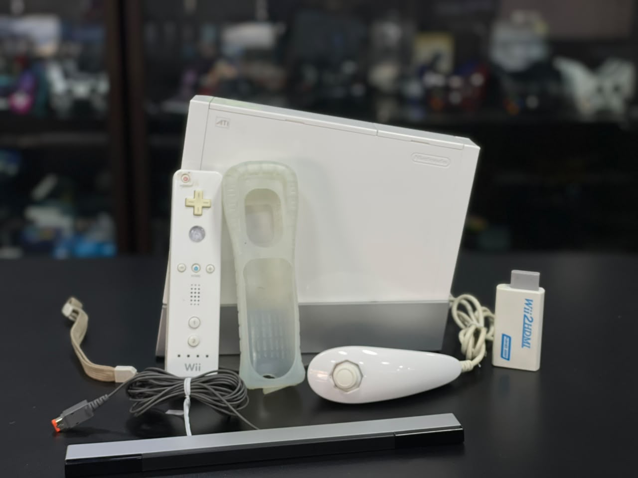 Nintendo Wii Branco Completo + HD 120GB 100 Jogos + Wii Sports Original + HDMI - Item Usado