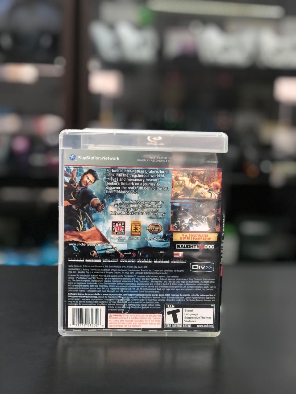 Uncharted Among Thieves 2  Ps3 M. Fisica Capa Impressa
