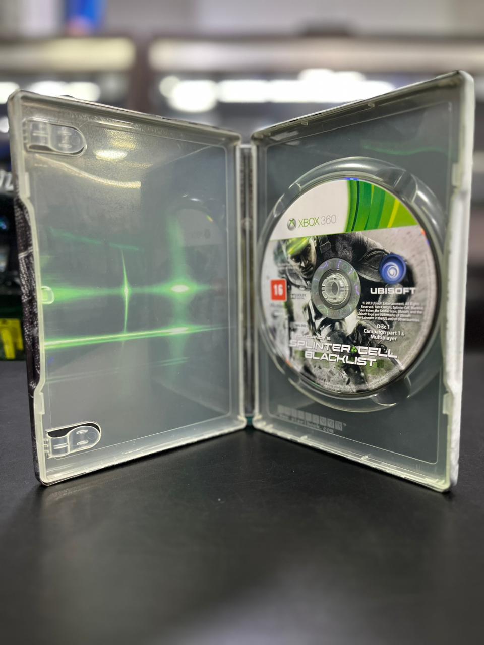 Splinter Cell Blacklist Steelbook Disco 1 Xbox 360 M. Fisica